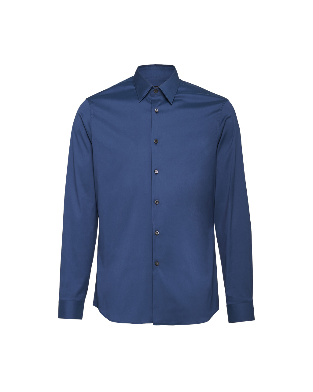 Prada Stretch Poplin Shirt Azules | 80926-CPHB