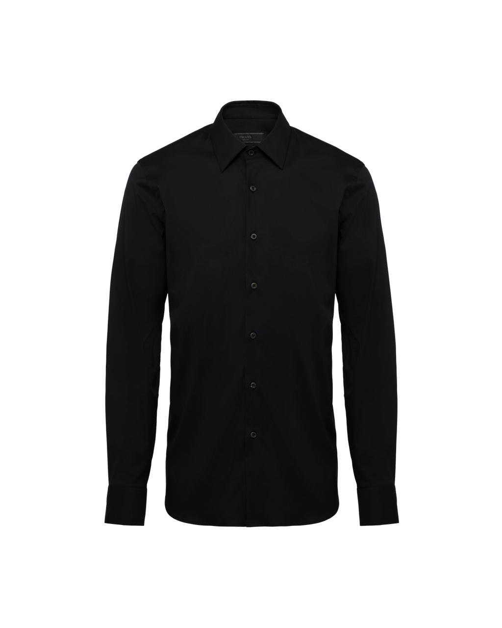 Prada Stretch Poplin Shirt Negras | 38605-KPNO