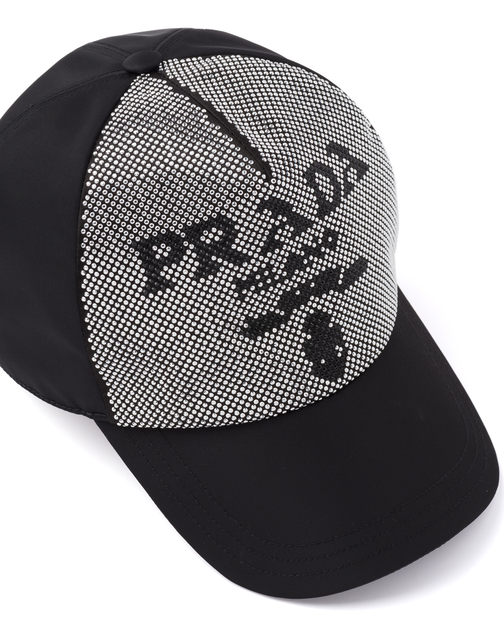 Prada Studded Re-nylon Baseball Cap Negras | 73561-AOFV