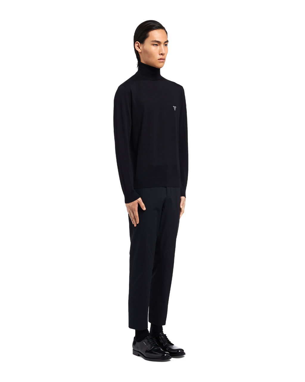 Prada Superfine Wool Turtleneck Sueter Negras | 02573-JCYO