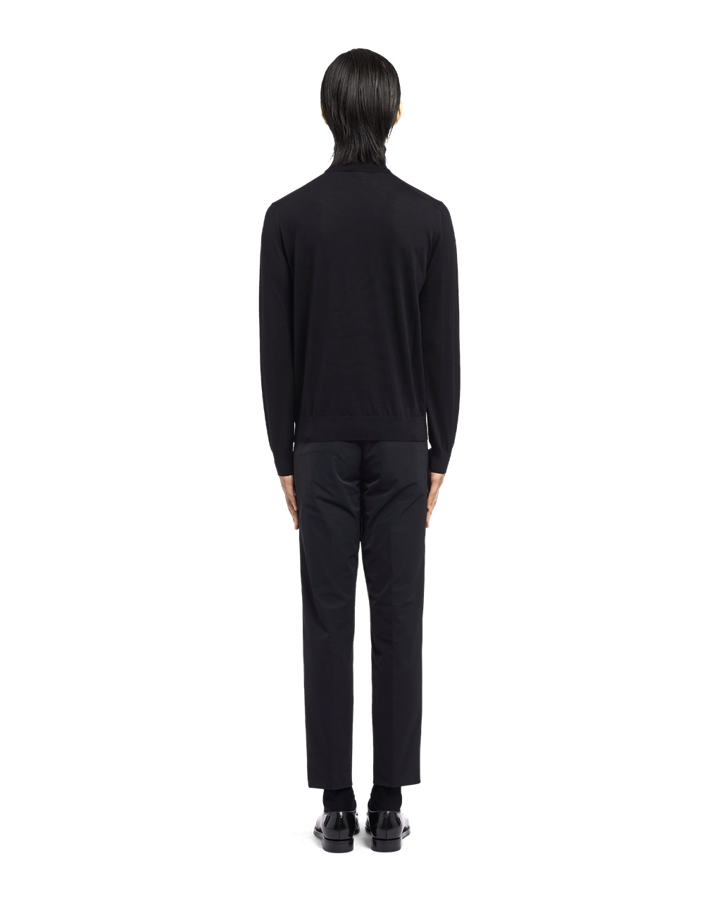 Prada Superfine Wool Turtleneck Sueter Negras | 02573-JCYO