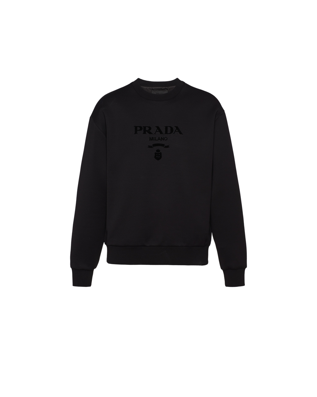 Prada Technical Algodon Sweatshirt Negras | 52837-QUEN