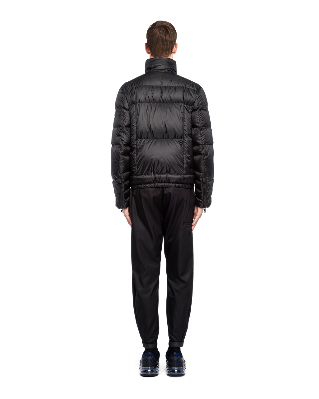 Prada Technical Eggshell Fabric Puffer Jacket Negras | 74185-OSRN