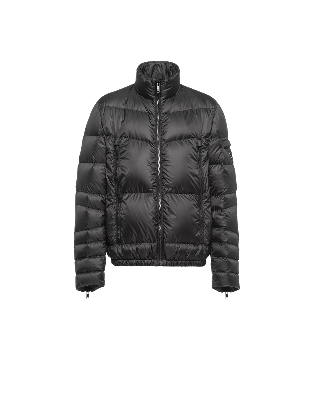 Prada Technical Eggshell Fabric Puffer Jacket Negras | 74185-OSRN