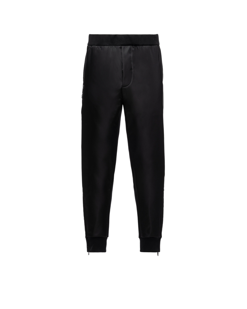 Prada Technical Fleece Trousers With Nylon Details Negras Negras | 45903-UQKX