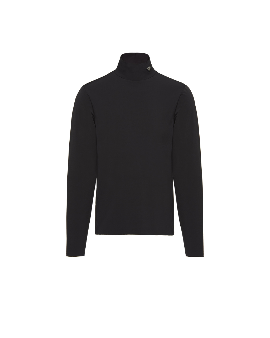 Prada Technical Jersey Mock Turtleneck Negras | 02619-DCTO