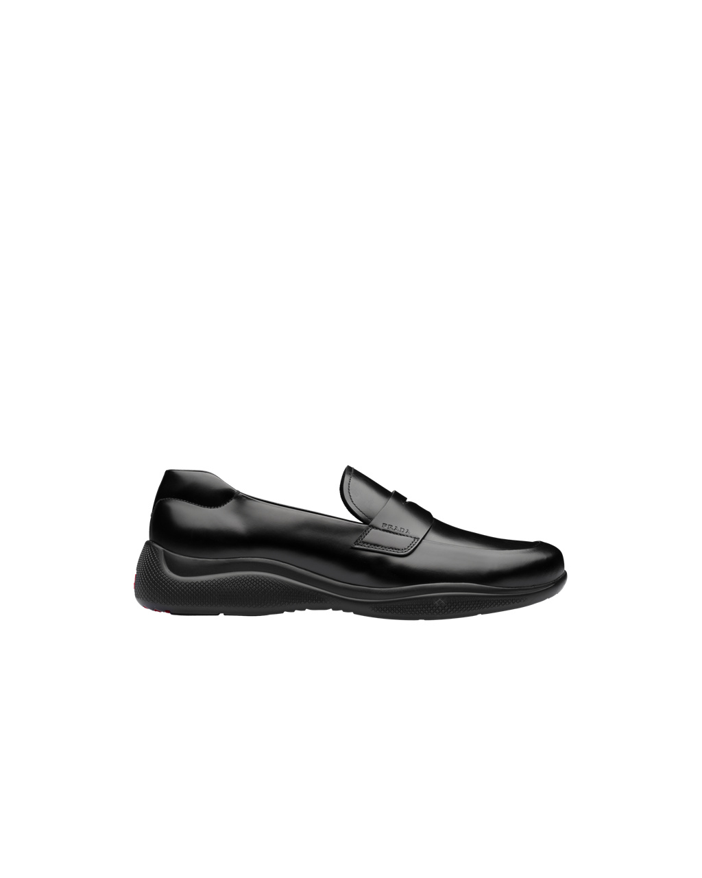 Prada Toblach Brushed Cuero Slip-on Sneakers Negras | 20713-EWCD