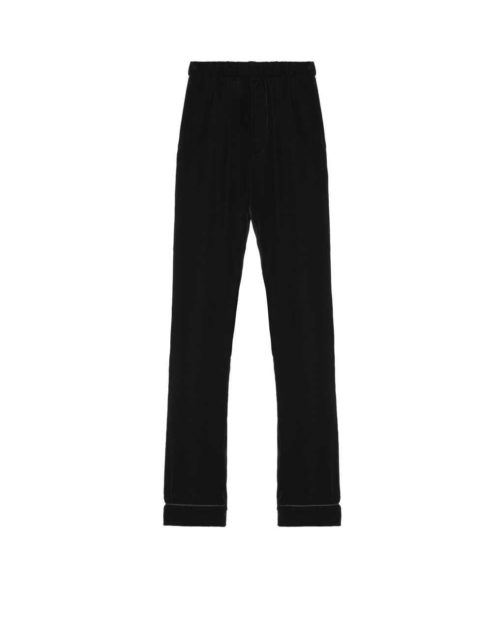 Prada Velvet Pants Negras | 61842-FIXA