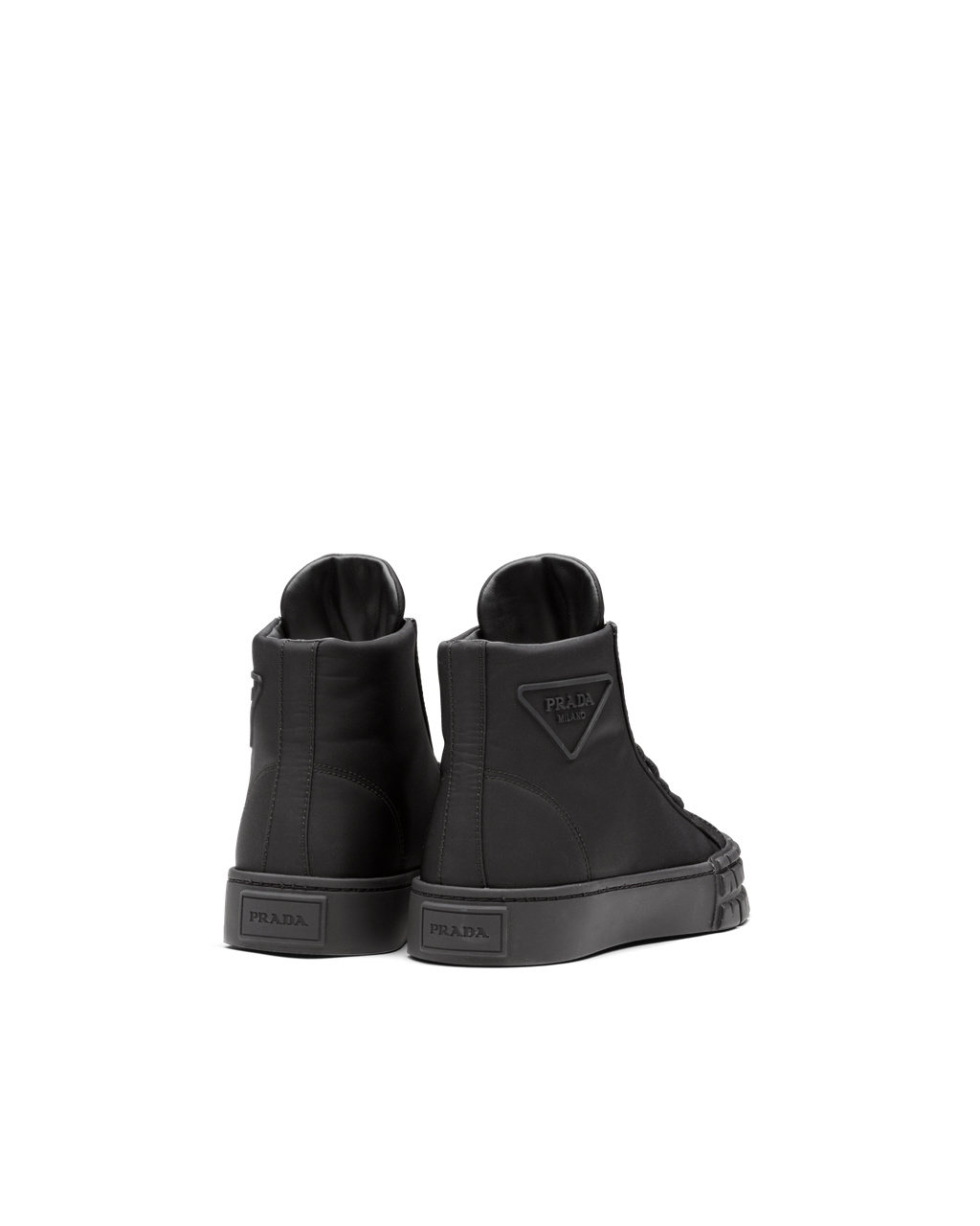 Prada Wheel Re-nylon Gabardine Sneakers Negras | 19028-KNJR