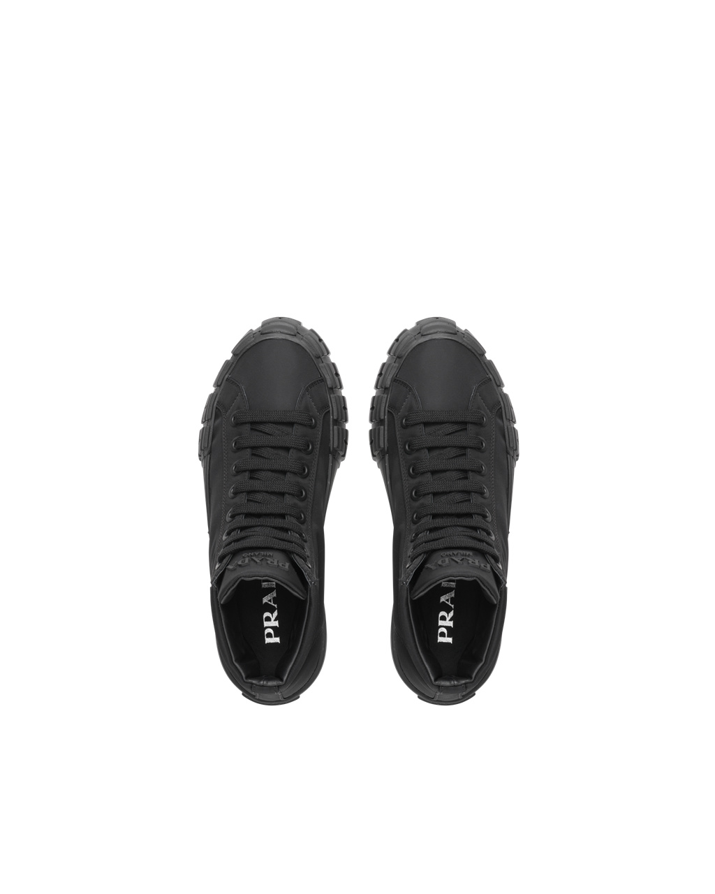 Prada Wheel Re-nylon Gabardine Sneakers Negras | 19028-KNJR