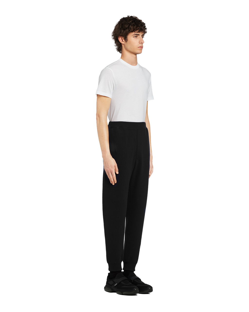 Prada Wool And Cashmere Jogging Pants Negras | 56097-PXHA