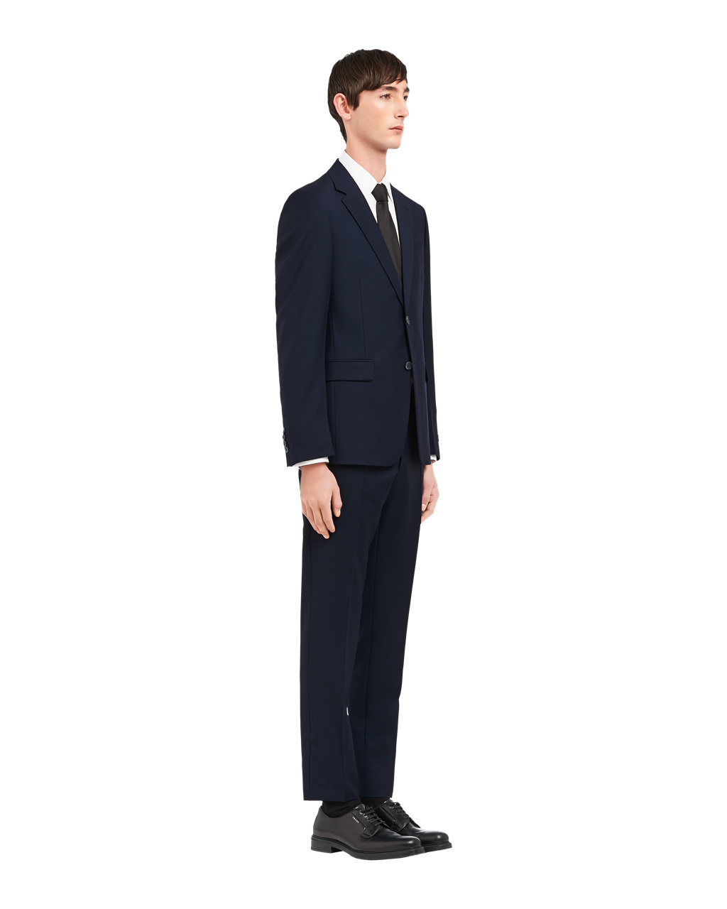 Prada Wool And Mohair Single-breasted Suit Azul Marino | 60149-GDTP