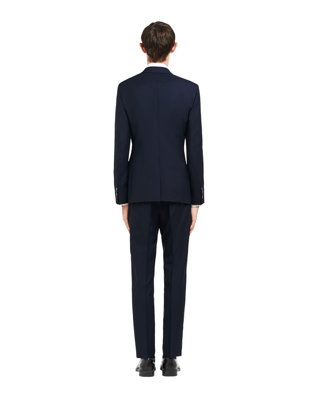 Prada Wool And Mohair Single-breasted Suit Azul Marino | 60149-GDTP