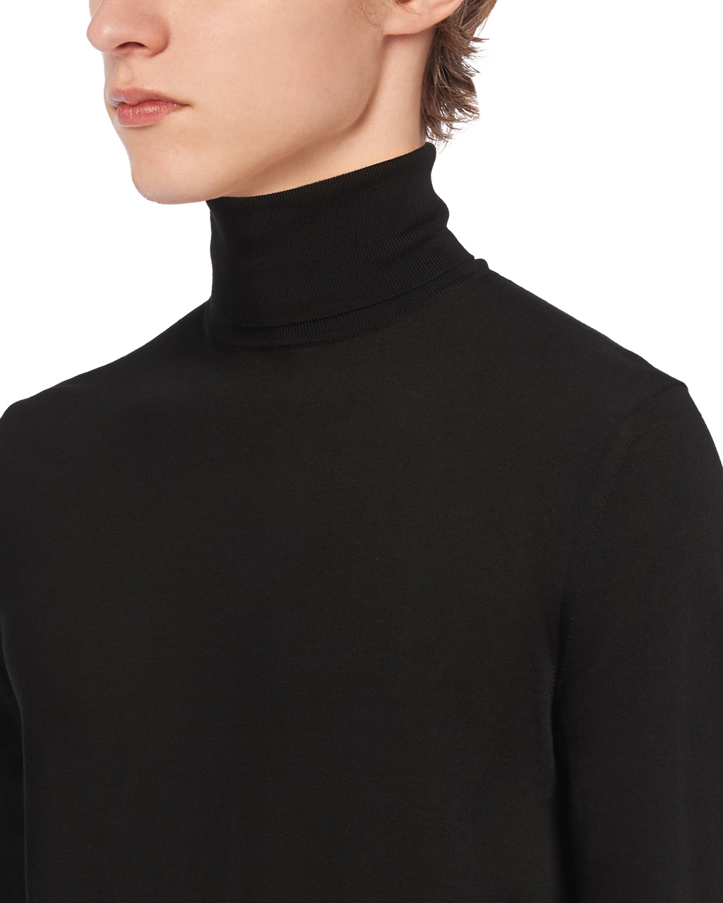 Prada Wool Turtleneck Negras | 67042-WCFD