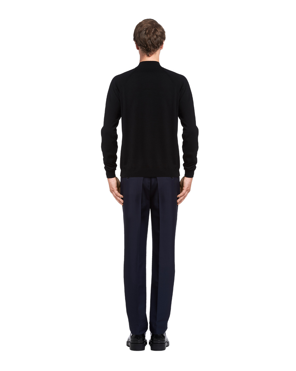 Prada Worsted Wool Turtleneck Sueter Negras | 43671-GQMD