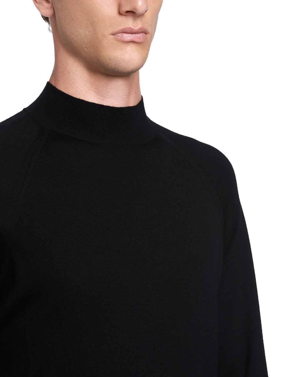 Prada Worsted Wool Turtleneck Sueter Negras | 43671-GQMD