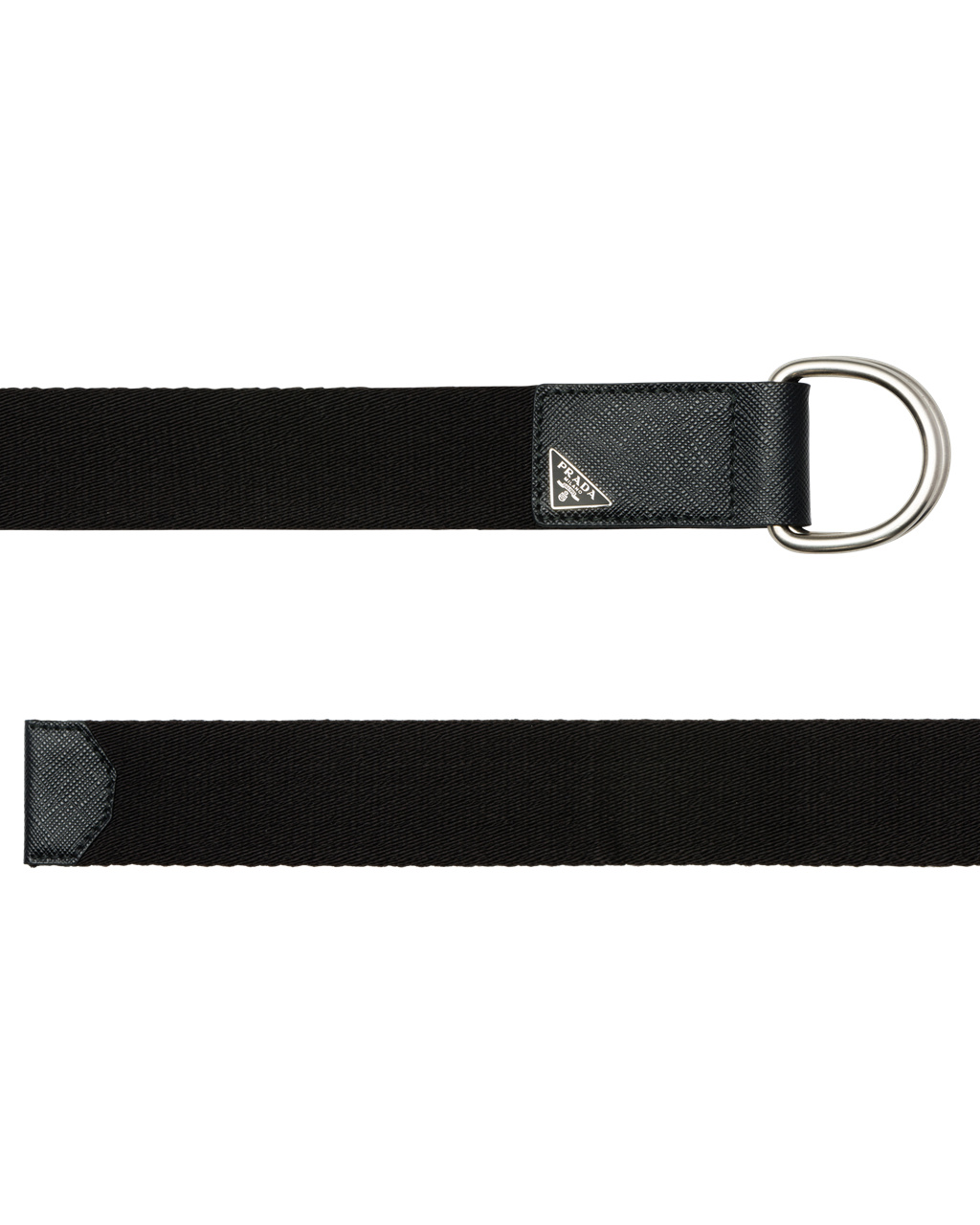 Prada Woven Nylon Belt Negras | 18972-UWEZ