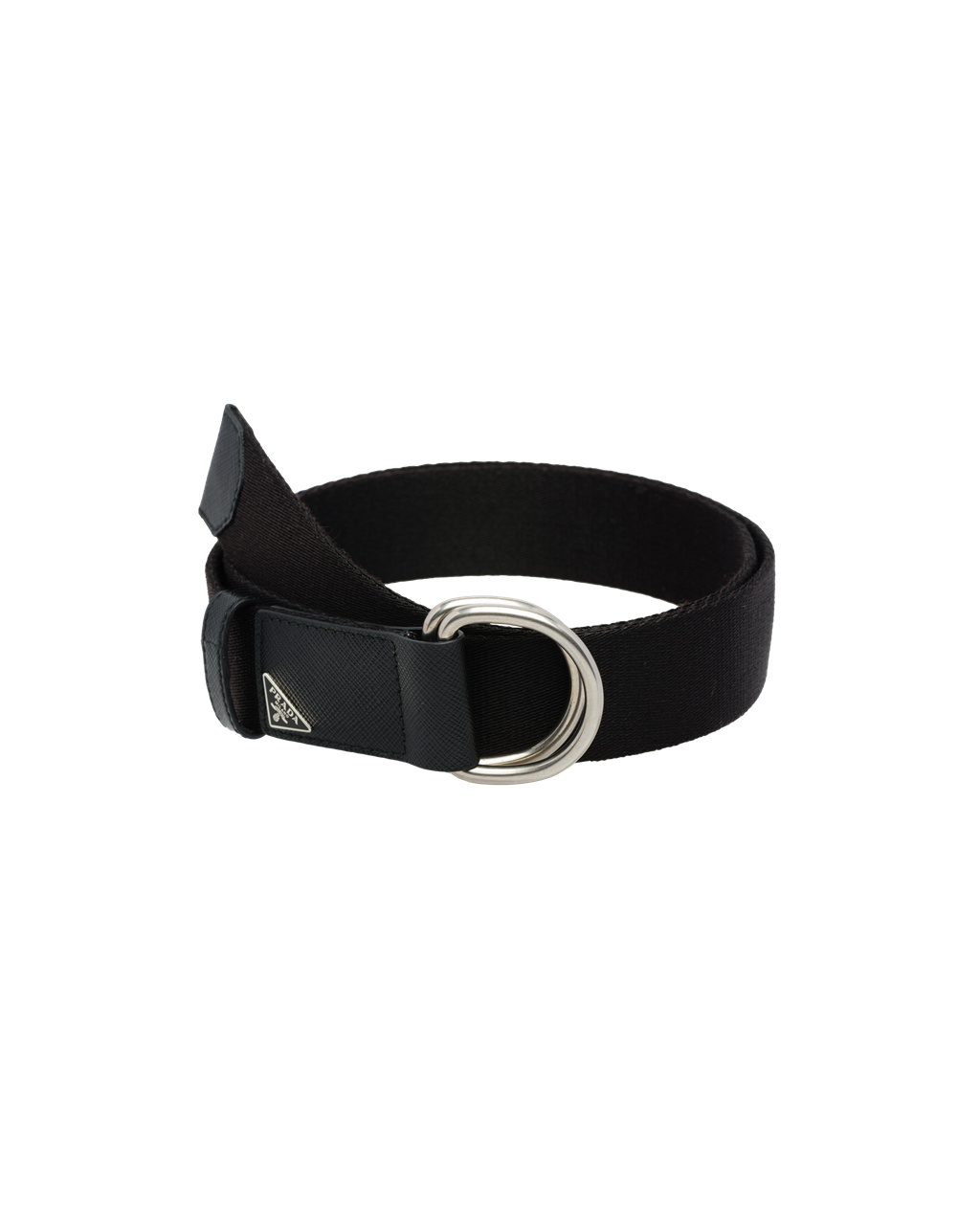 Prada Woven Nylon Belt Negras | 18972-UWEZ