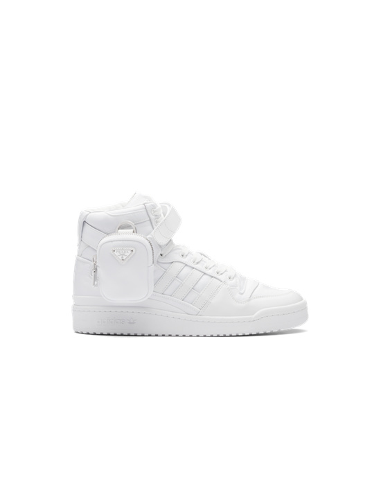 Prada Adidas For Prada Re-nylon Forum High-top Sneakers Blancas | 94602-XTQM