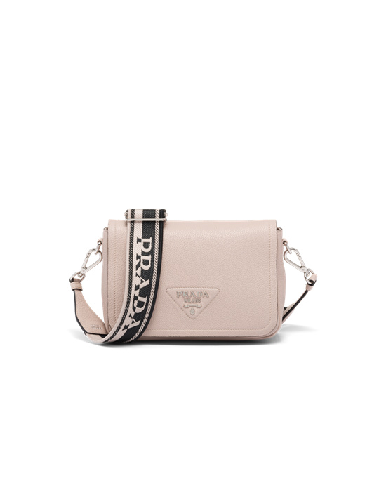 Prada Cuero Shoulder Bag Water Lily | 53028-HGCM