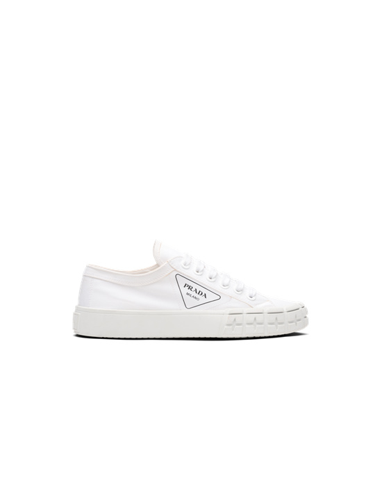 Prada Gabardine Fabric Sneakers Blancas | 04769-UGDZ