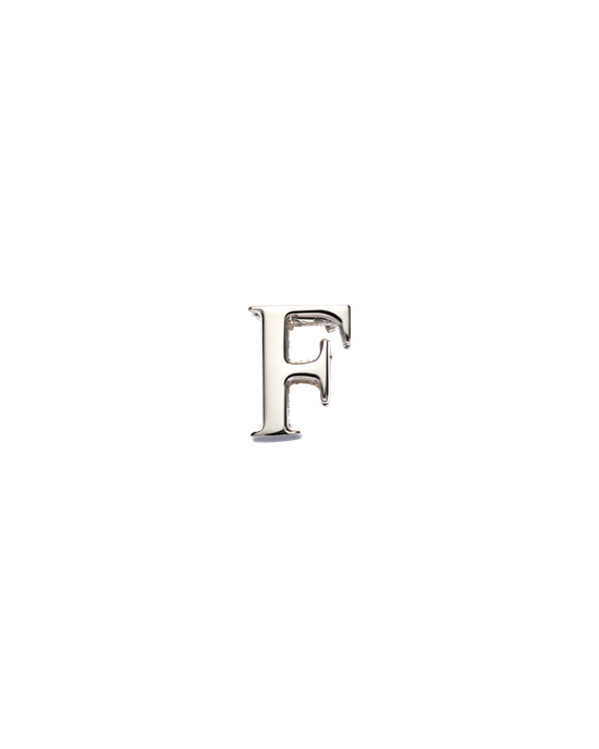 Prada My Character Sliding Metal Letter Polished Steel | 95278-NVLD