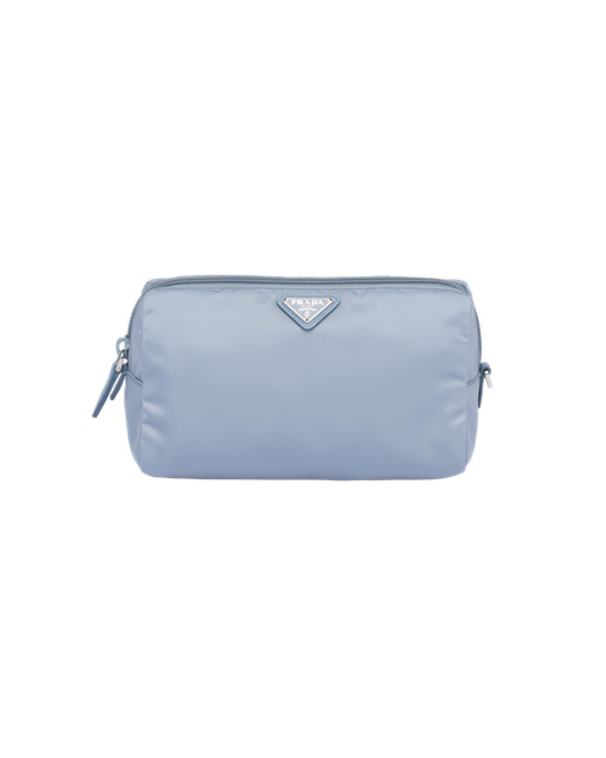 Prada Nylon Pouch Azules | 74381-ESJX