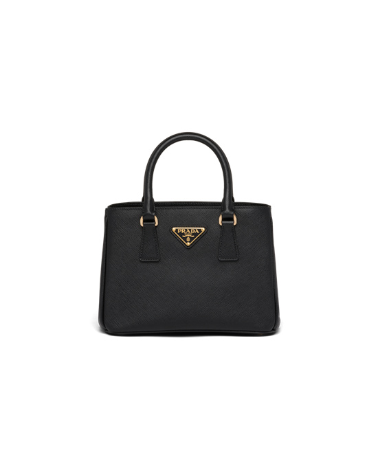 Prada Prada Galleria Saffiano Cuero Mini-bag Negras | 35290-ELMY