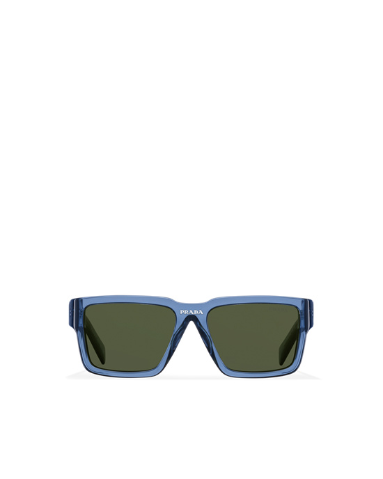 Prada Prada Runway Sunglasses Squared Verde | 50346-SUET