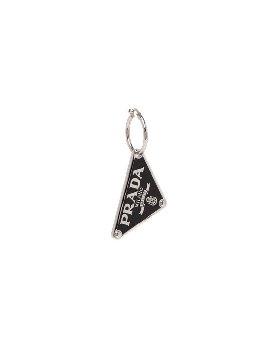 Prada Prada Symbole Pendant Left Earring Negras | 31095-BLUW