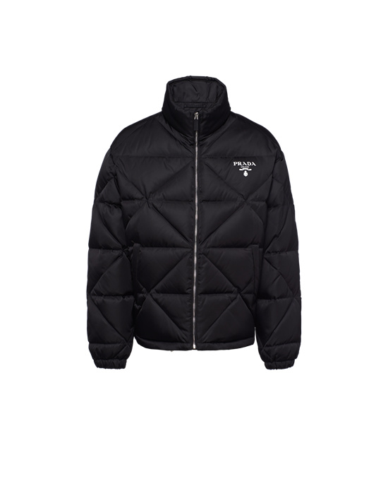 Prada Re-nylon Down Jacket Negras | 75943-EALD