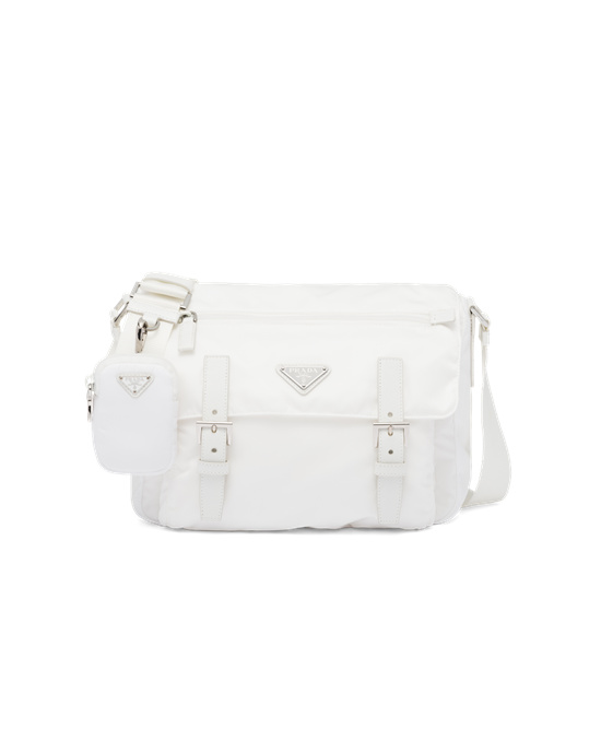 Prada Re-nylon Shoulder Bag Blancas | 53147-UQHC