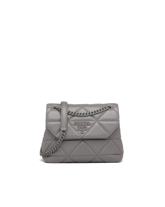 Prada Small Nappa Cuero Prada Spectrum Bag Marble Gray | 07126-YOKF