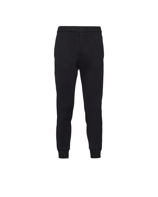 Prada Sweatpants With Nylon Details Negras Negras | 15467-INQA