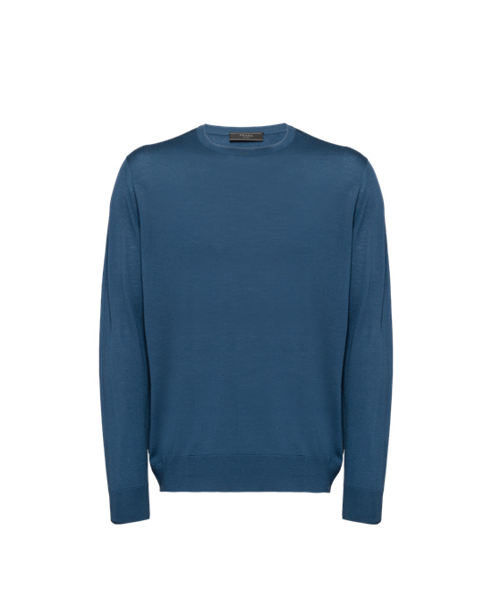 Prada Wool Sueter Azules | 70365-ZFMW